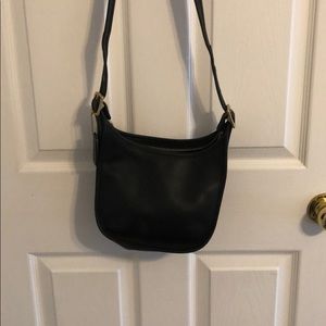 Vintage Black Crossbody Coach leather purse